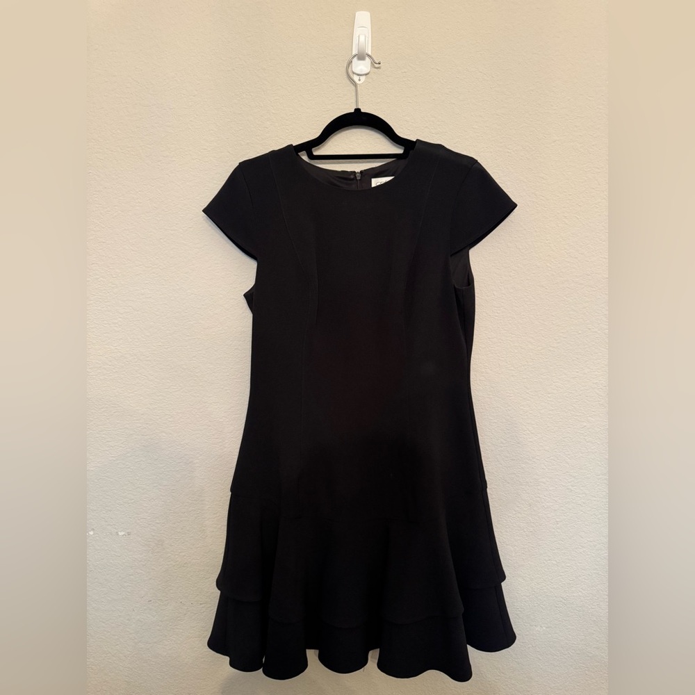 Eliza J Black Fit Flare Dress